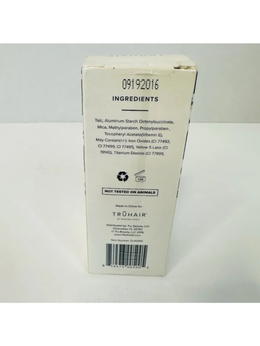 New Truhair Color & Lift Root Color Powder In Black NEW Sealed Touchup 0.18 Oz